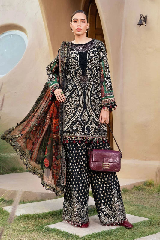 Maria B MPrint  Collection 
MPT-2509-A Lawn Suit With Chiffon Dupatta