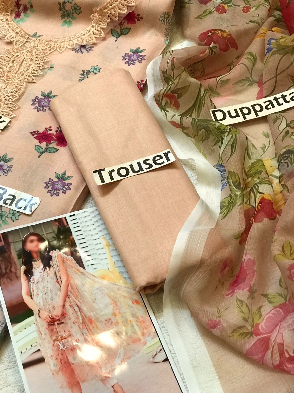 Presenting Maria B 2024 Lawn Collection
▪️Shirt Printed Lawn 
▪️Dupatta Printed Chiffon
▪️Plain Trouser Cambric